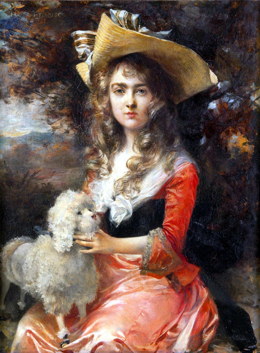Portrait of Madame Max Decougis by Francois Flameng