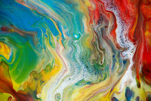 Flowing Acrylic Paint