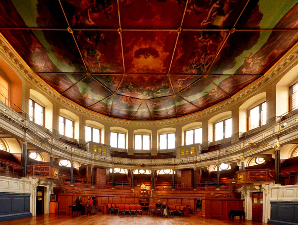 Sheldonian Theatre, Oxford - interior. Credit Baz Richardson