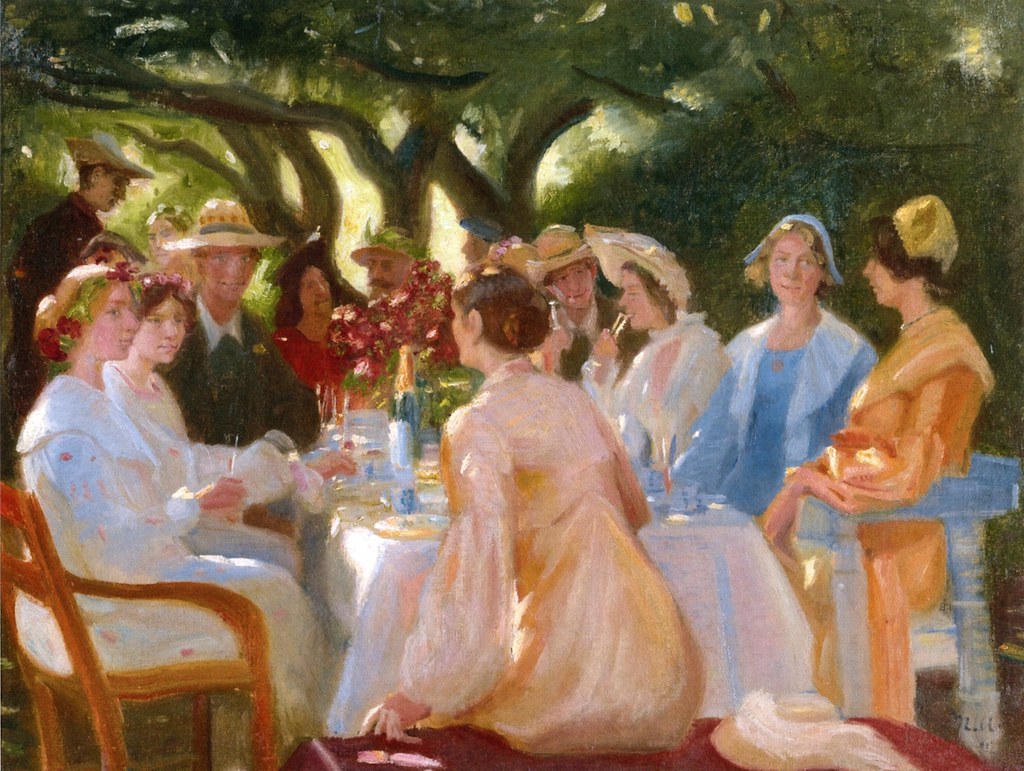The Actor's Lunch, Skagen by Michael Peter Ancher, 1902