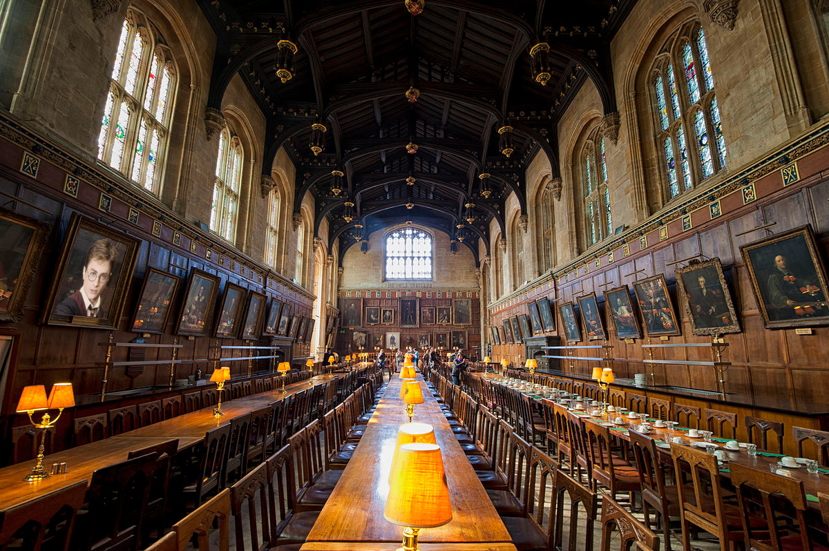 Christ Church College Dining Hall, Oxford. Featured in the Harry Potter movies