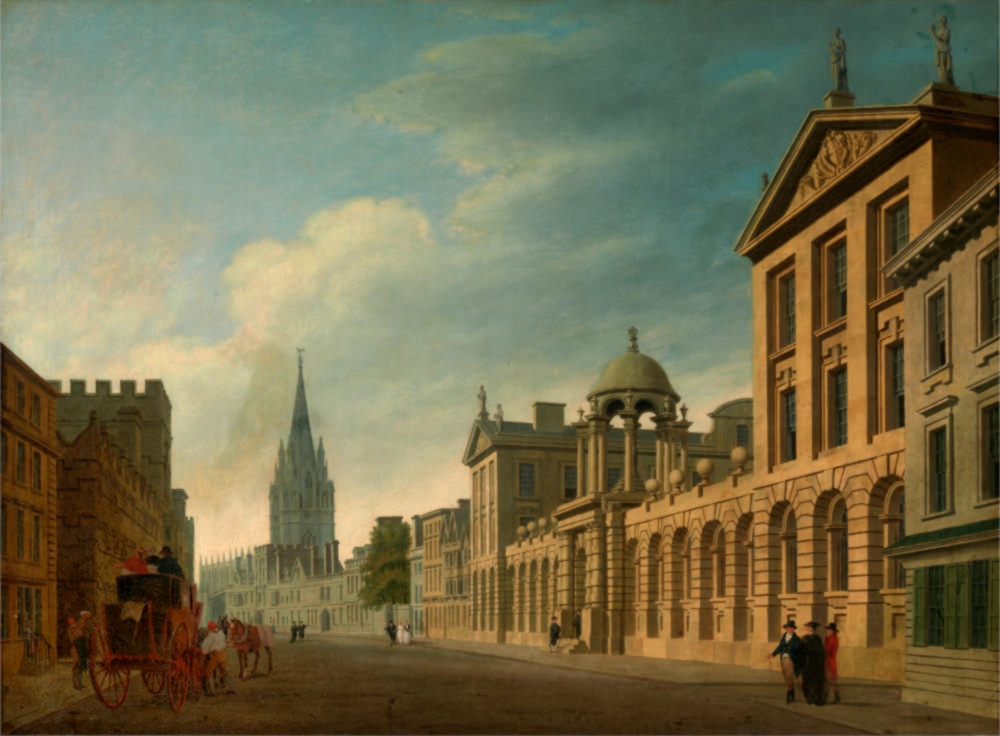 High Street, Oxford by Thomas Malton the Younger, 1799