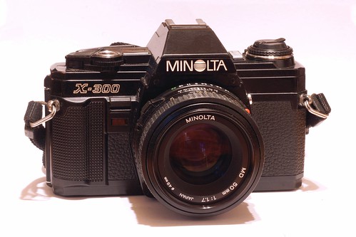 Minolta X-300 Film Camera A4-Product Brochure 