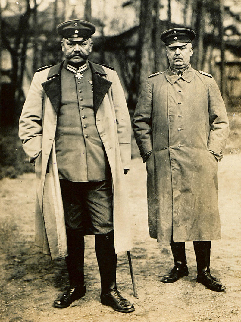 Field Marshal Paul von Hindenburg and General Erich Ludendorff, 1916