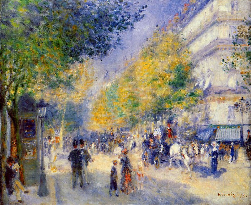 The Great Boulevards by Pierre Auguste Renoir, 1875