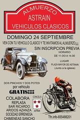 Automóviles clásicos en Astrain (Navarra) 24/9/2017.