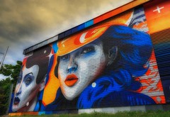 graffiti and mural