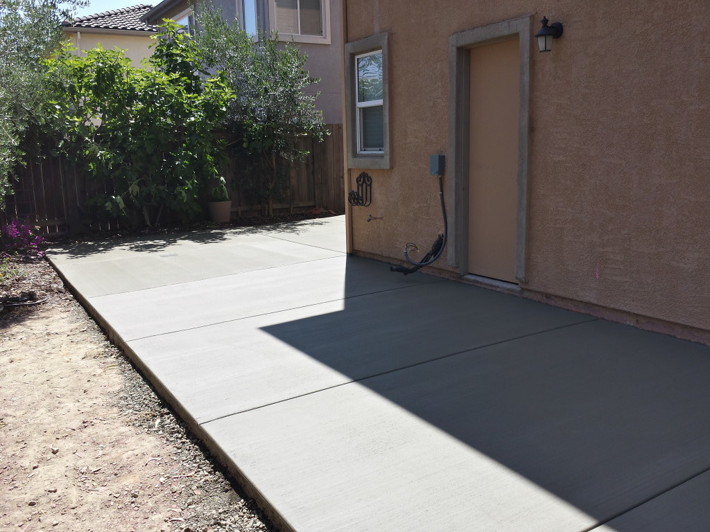 Patio Removed And Replaced In Vacaville