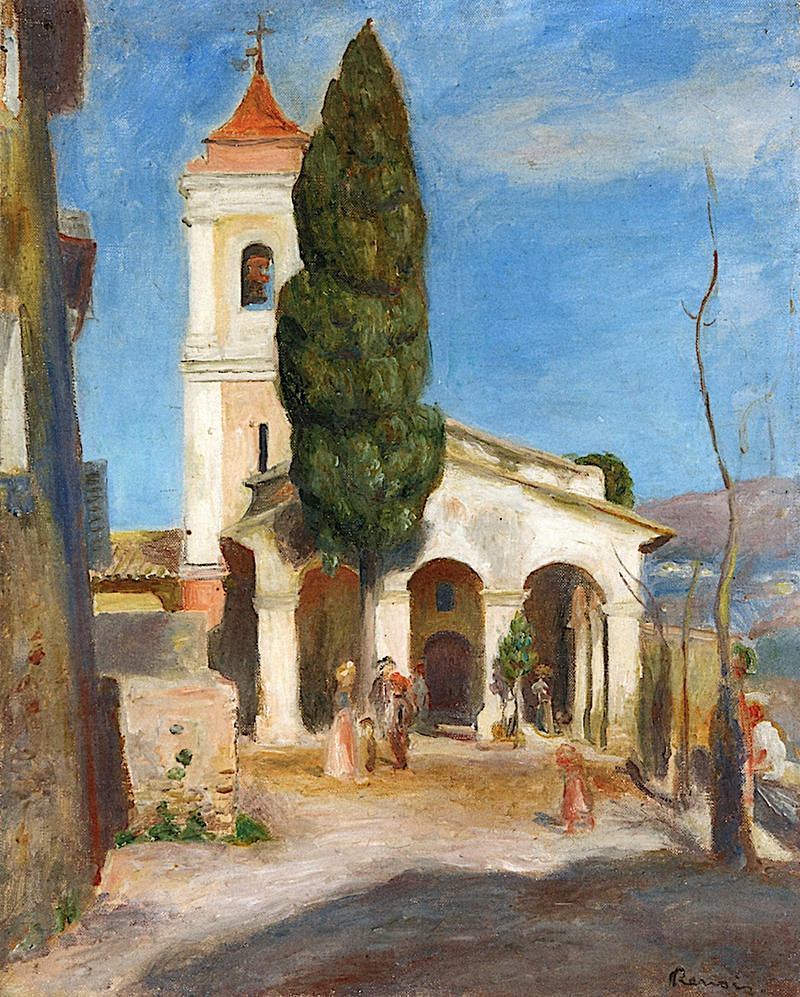 Chapel of Our Lady of Protection, Cagnes by Pierre Auguste Renoir, 1905