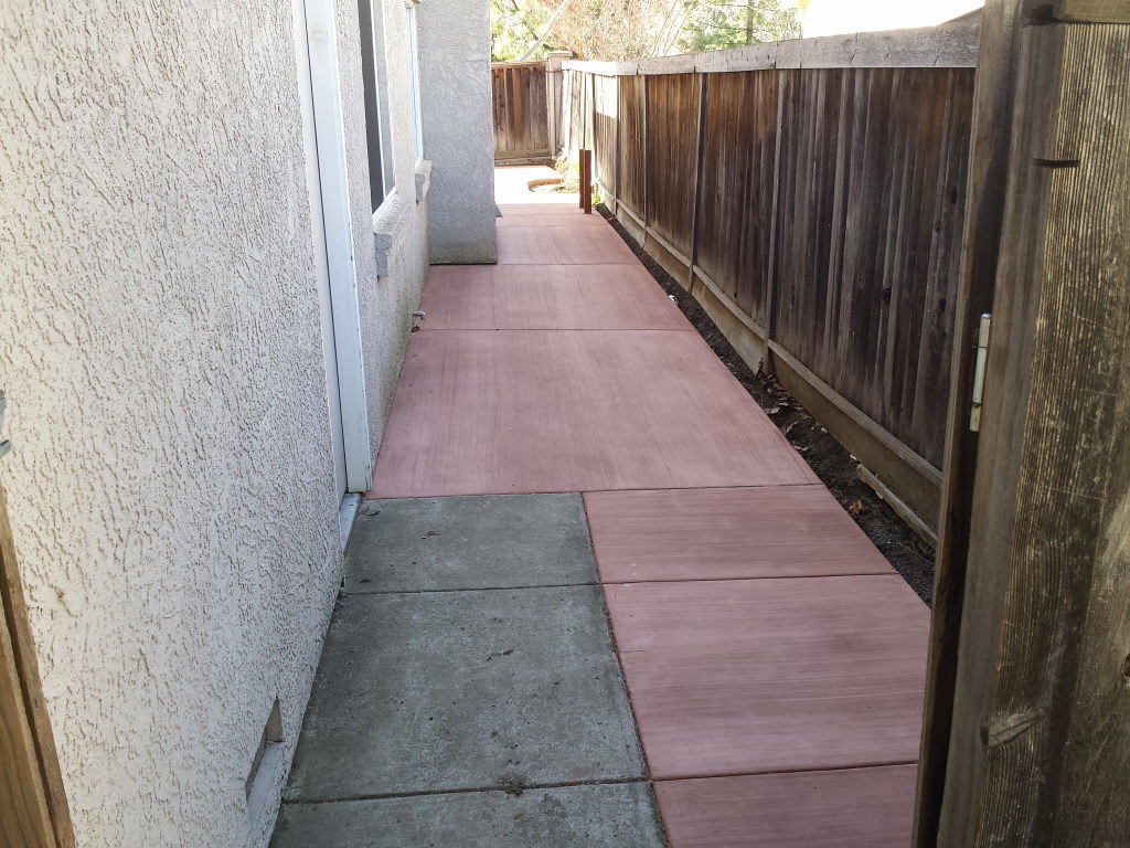 New Sideyard Walkway in Fairfield