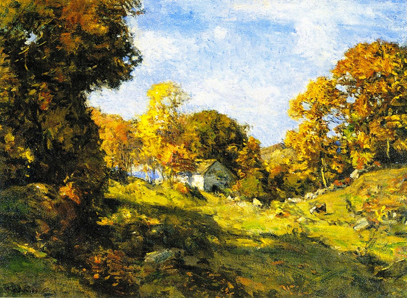 Autumn on the Farm by Charles Harold Davis (1856 - 1933)