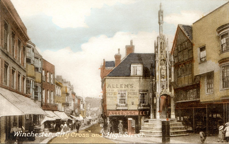 High Street, Winchester c 1890s. Credit Alwyn Ladell