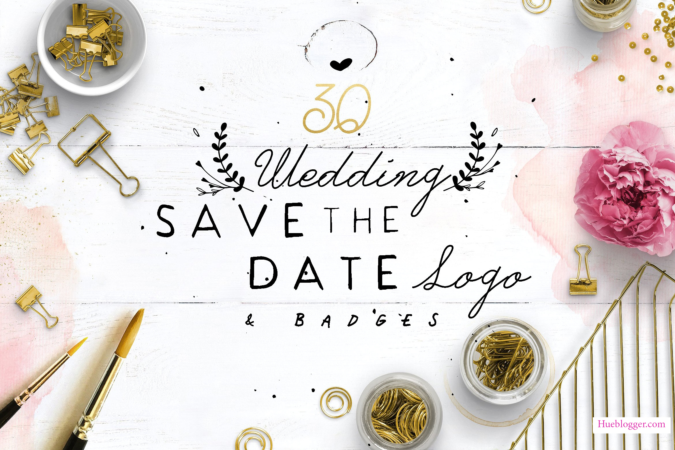 30 vector thiết kế logo đám cưới nhẹ nhàng 