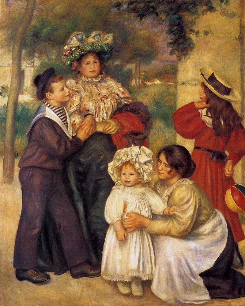 The Artist's Family by Pierre-Auguste Renoir, 1896