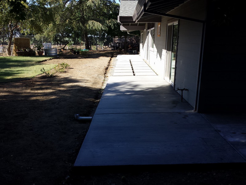 Custom Backyard Concrete In Davis