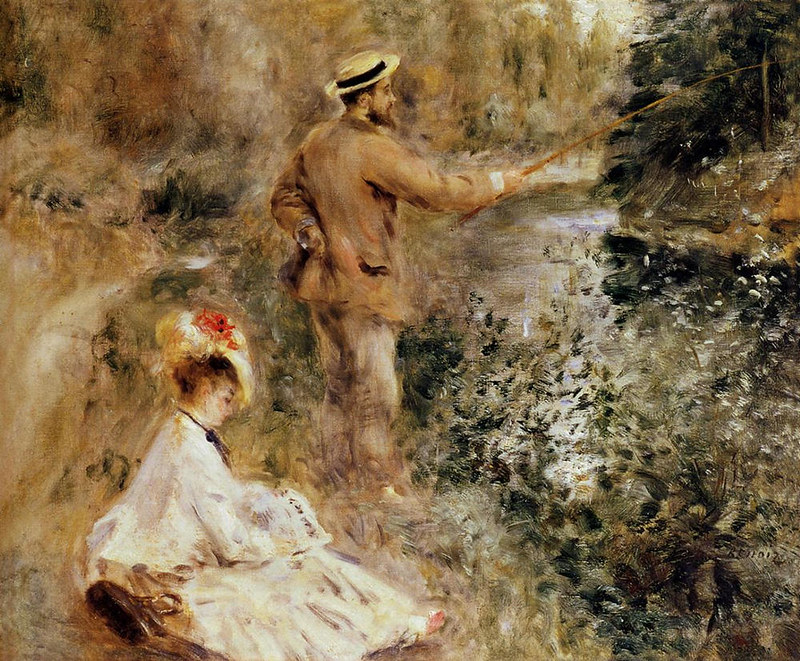 The Fisherman by Pierre Auguste Renoir, 1874