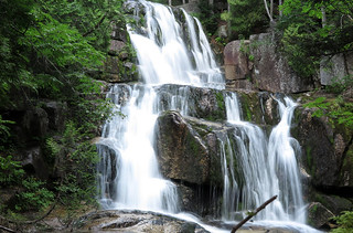 Katahdin Stream Falls on the Hunt Trail; also the Appalachian Trail