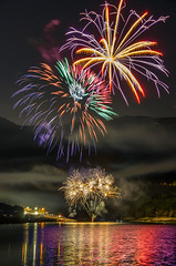Fuochi d'Artificio al Lago di Fiastra 2017