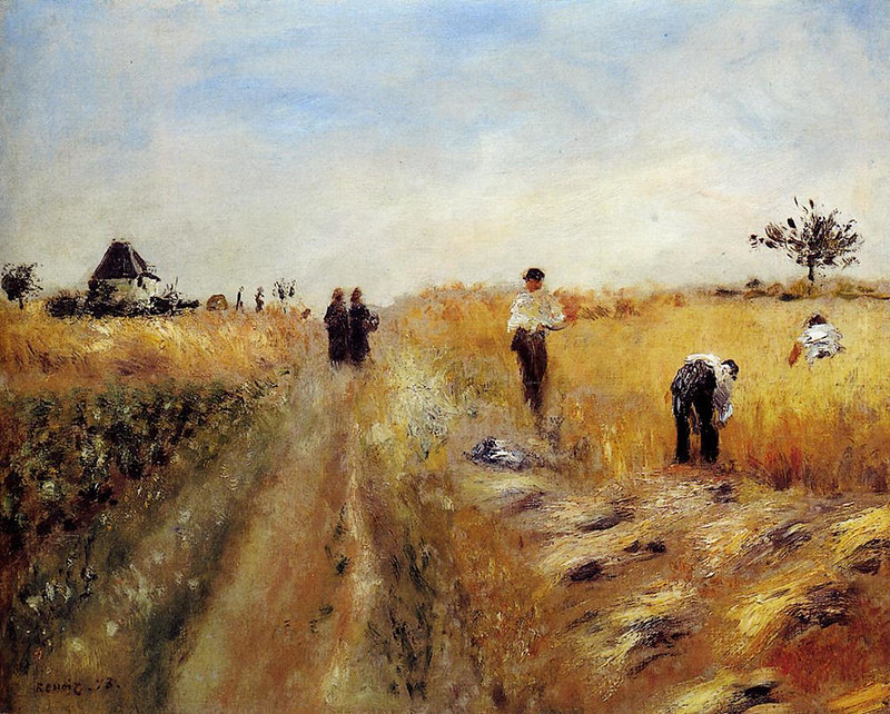 The Harvesters by Pierre Auguste Renoir, 1873