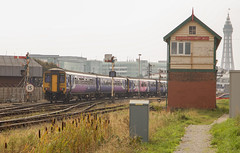 Blackpool line before modernisation 27/09/17
