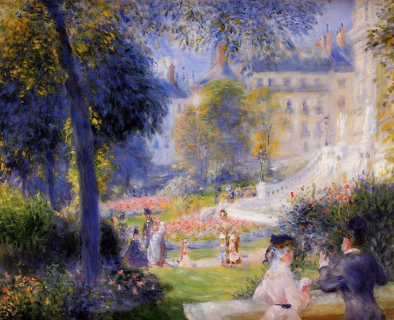 Place de la Trinite by Pierre Auguste Renoir, 1875