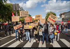 Paris, manifestation du 12 septembre 2017 contre la réforme du droit travail