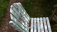 Paint splattered chairs Sept 17