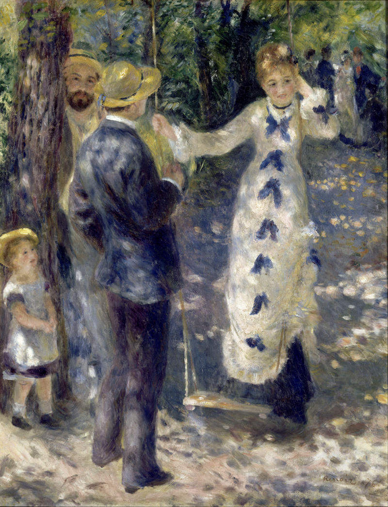 The Swing by Pierre-Auguste Renoir, 1876