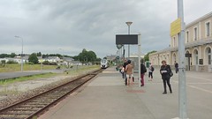 Train arrivel at Flers station