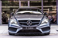 Mercedes E 350d Cabrio | AMG | Gris Selenita | Piel Nappa Roja | Auto Exclusive BCN