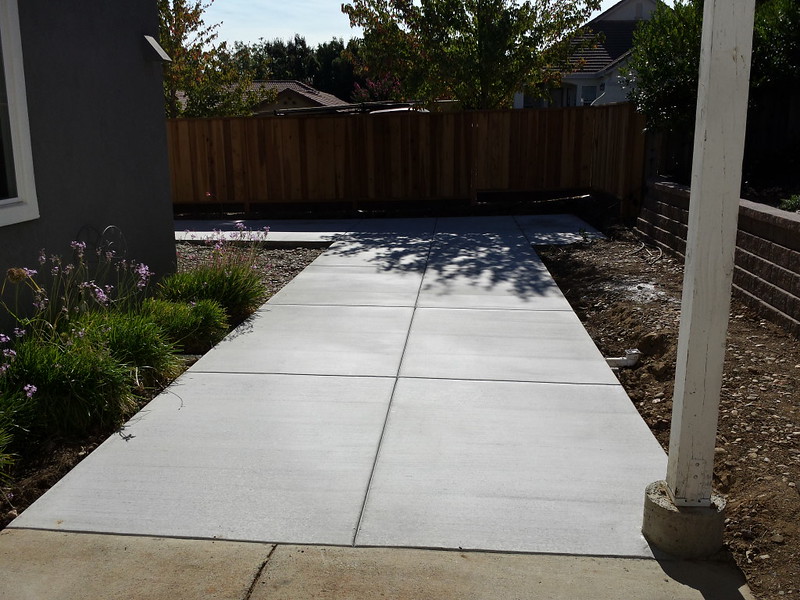 Backyard Patio Extended In Vacaville