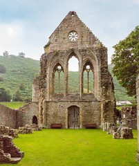 Valle Crucis Abbey, Llangollen, Wales. UK.