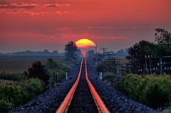 Sunrise on the Rails Set