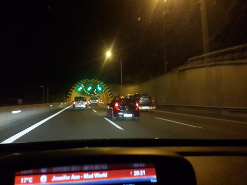 Isztambul-Ankara autópálya sötétben + egy alagút