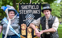 Sheffield Steampunks Picnic at the Botanical Gardens