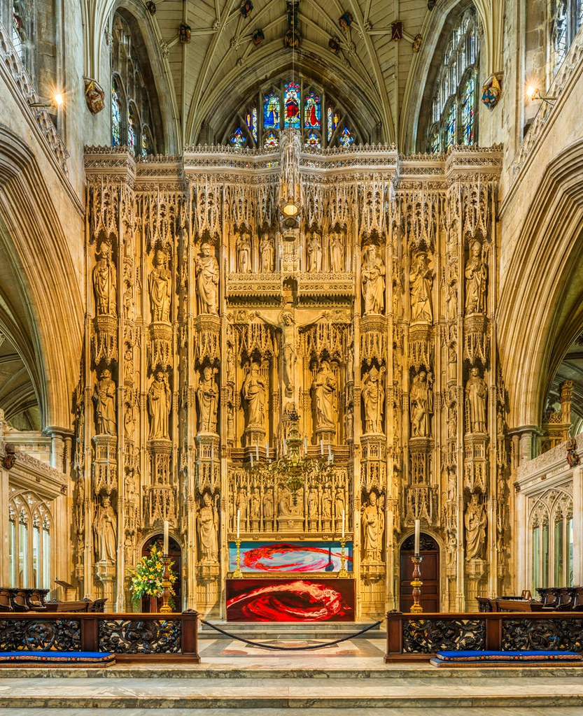 The High Altar of Winchester Cathedral. Credit David Iliff