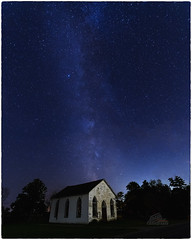 Country Church under the Stars
