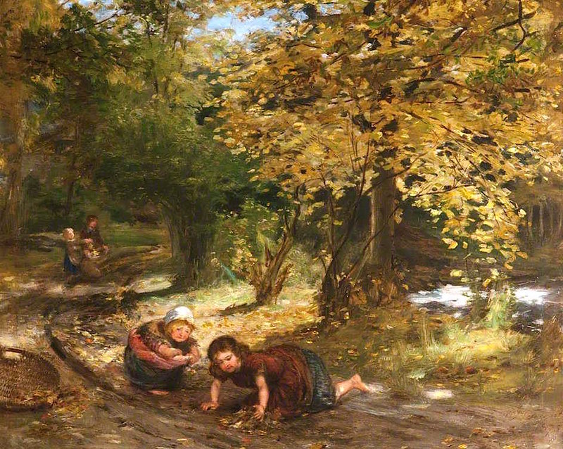 Autumn Leaves by William McTaggart (1835 - 1910)