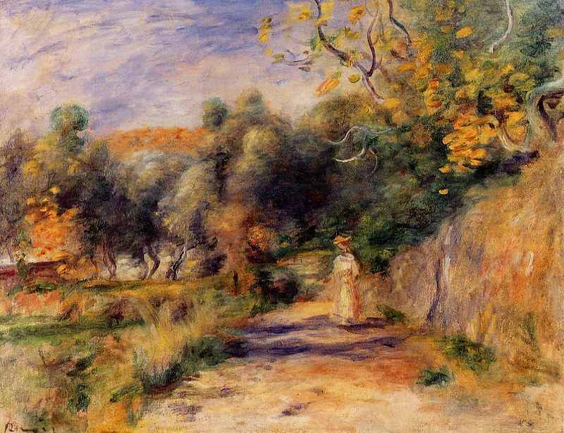 Landscape at Cagnes by Pierre Auguste Renoir, 1908