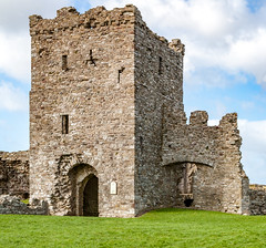  Llanstephan Castle, Llanstephan, Carmarthenshire. Wales. UK.