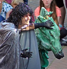 Street Performers - Sidmouth Folk Festival, Sidmouth, Devon - Aug 2017