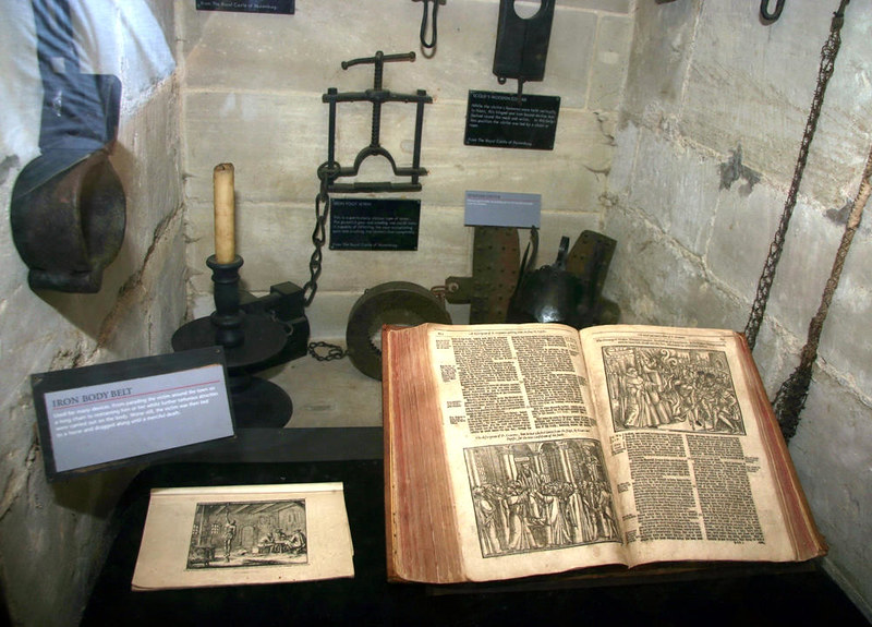 Various implements of medieval torture. Credit Paul Reynolds, flickr