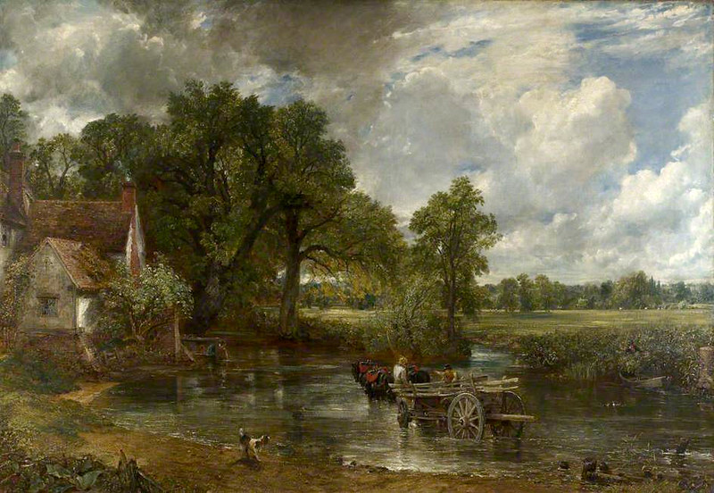 The Hay Wain by John Constable, 1821