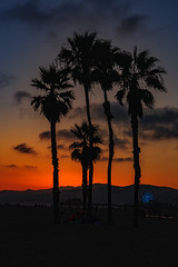 Sunset at Santa Monica Beach 072517