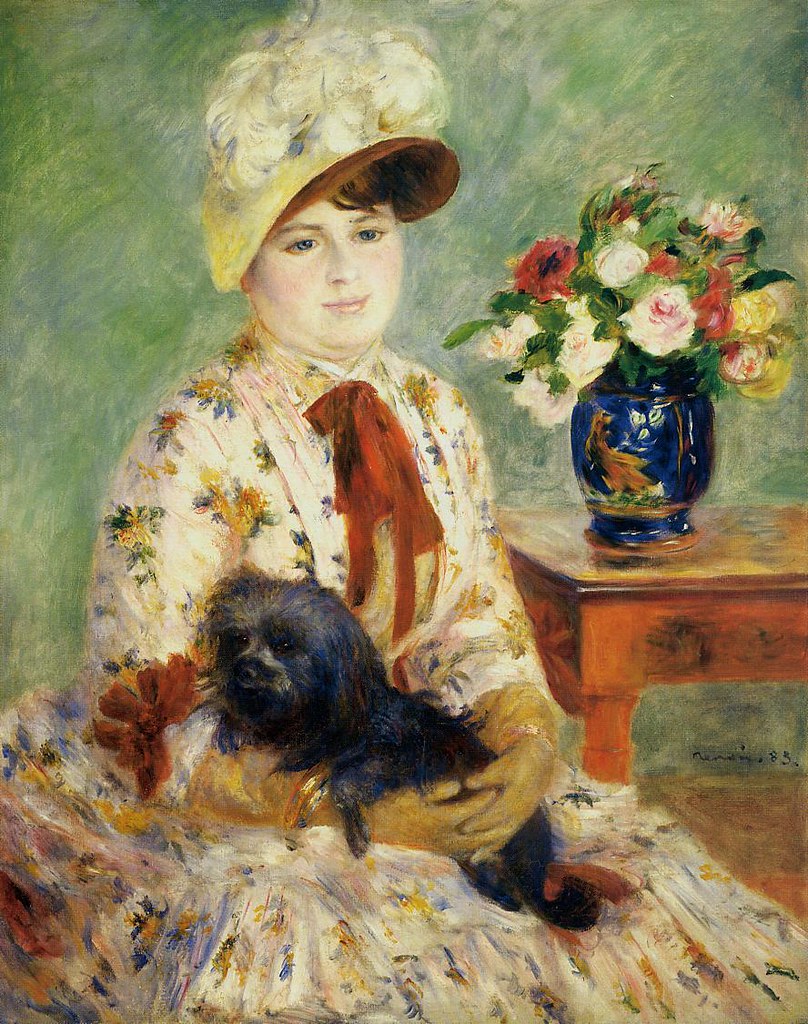 Mlle Charlotte Berthier by Pierre Auguste Renoir, 1883
