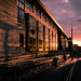 Sunset on bridge street - Dublin, Ireland - Color street photography