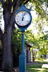 Clock at New York Botanical Garden