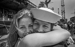 1982 USS Coral Sea returns