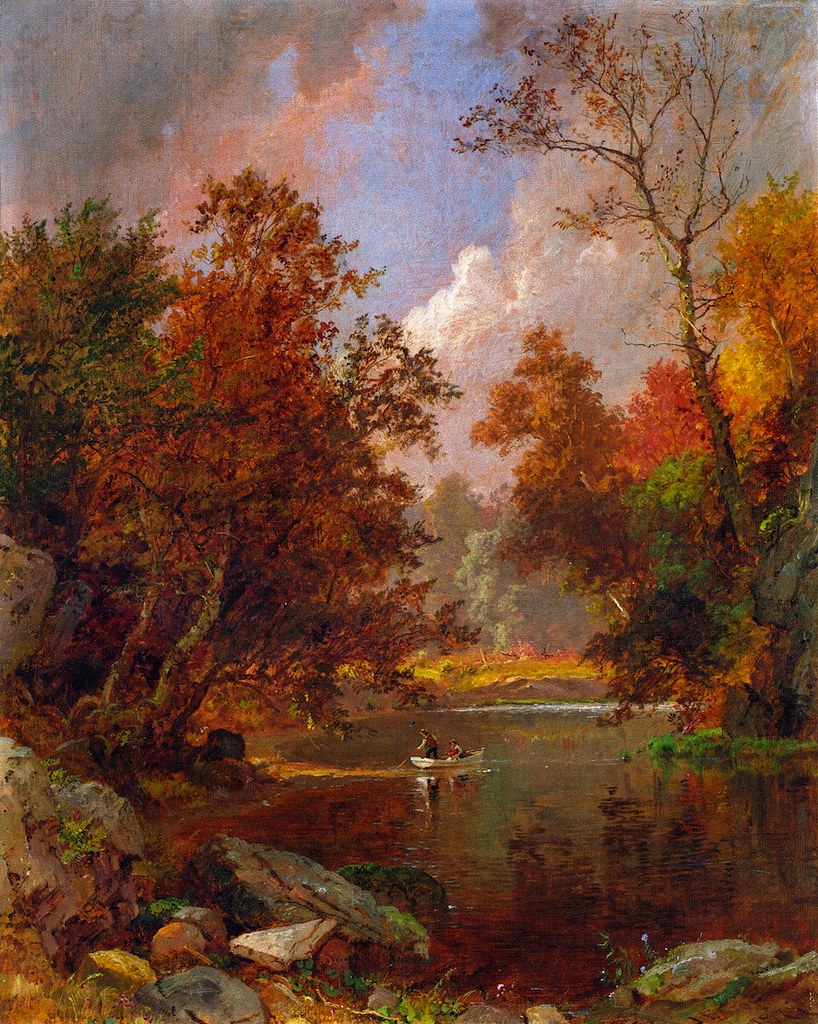 Autumn on the River by Jasper Francis Cropsey, 1877