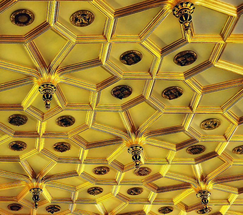 Ceiling of the Great Watching Chamber, Hampton Court Palace